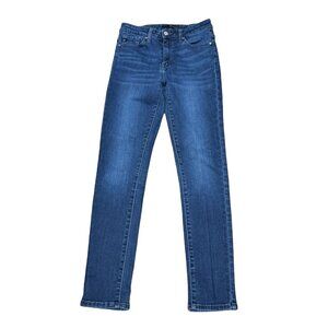 Kancan Bethany High Rise Fleeced Super Skinny Jeans Size 7 Medium Rinse Womens